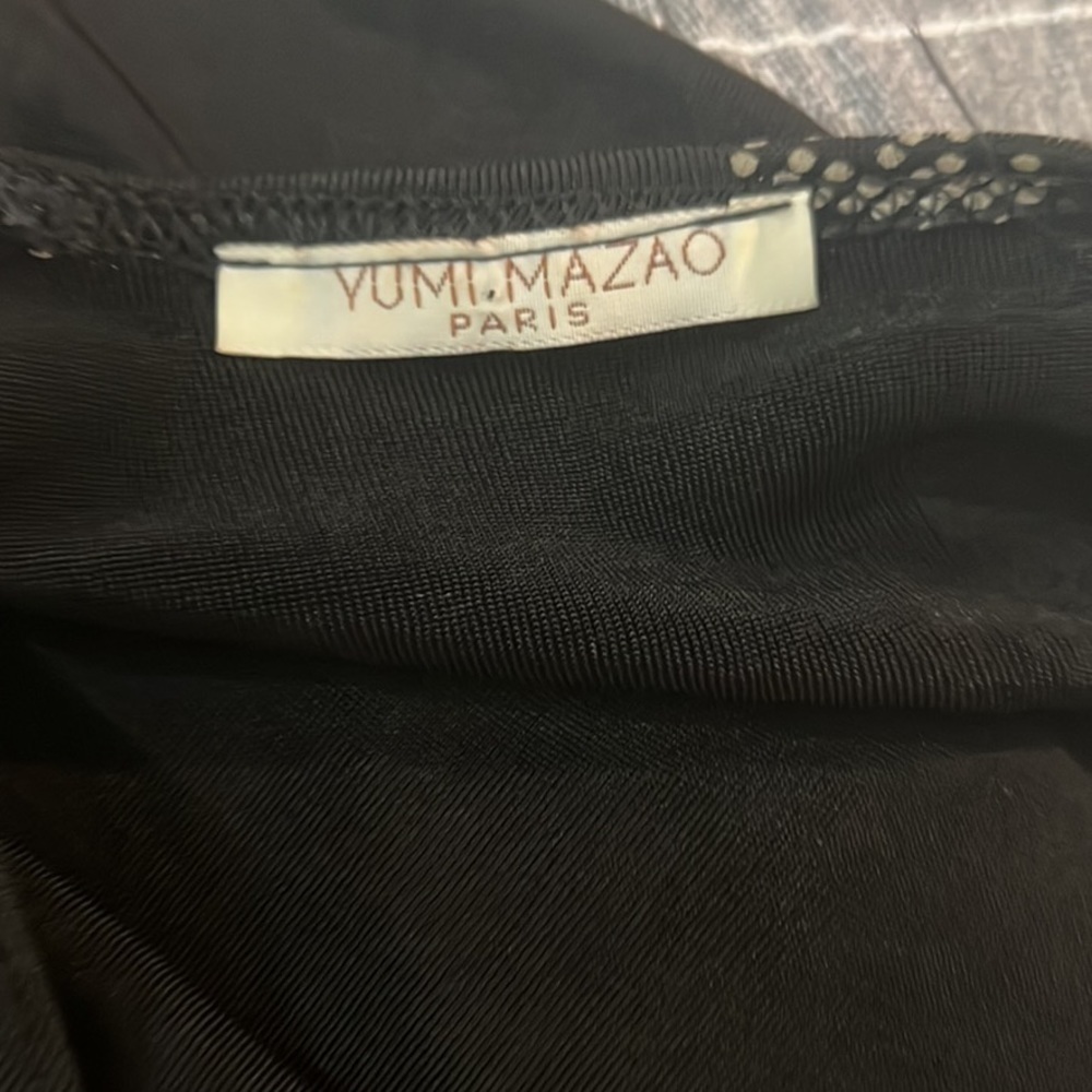 🔥VTG Yumi Mazao Paris, Gorgeous BodCon,Front-Split Dress, Perfect, Size 8 - Picture 5 of 16